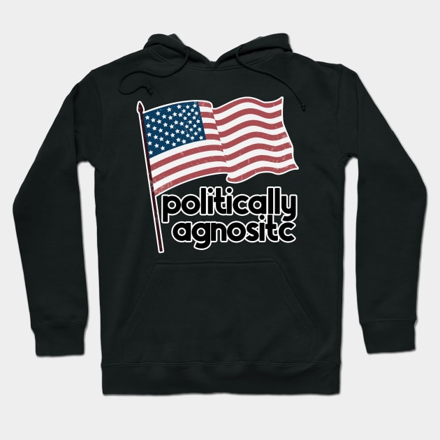 Politically Agnostic Hoodie by nextneveldesign